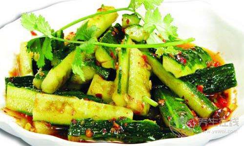 五款黄瓜减肥食谱 热量超低健康瘦身